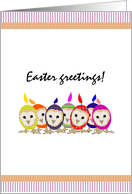 Happy Easter Easter Owls card