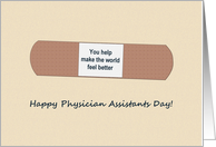 Physician Assistants Day You Help Make the World Feel Better card