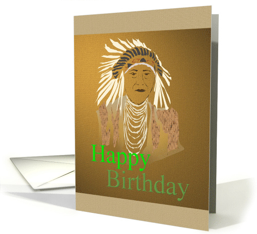 Native American Theme Birthday card (1192952)