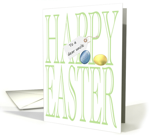 Easter for Uncle Great Big Greeting and Easter Eggs card (1209982)
