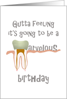 Endodontist Birthday Root Canal Therapy card