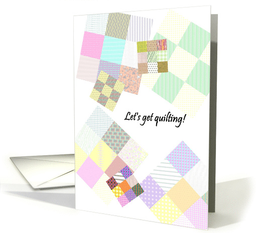 Quilting Themed Party Invitation card (1296040)