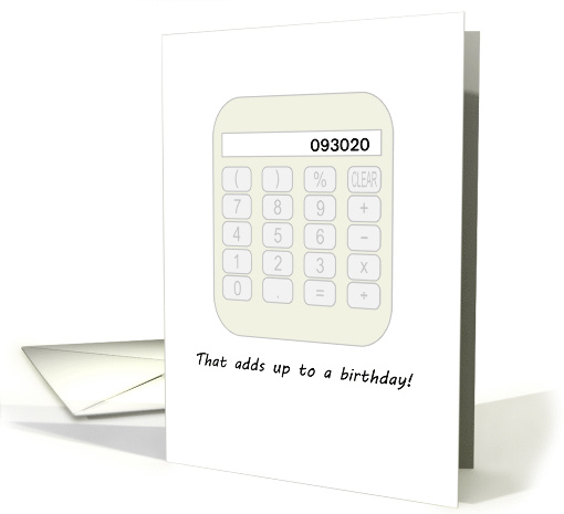 Customizable birth date display on calculator card (1301116)