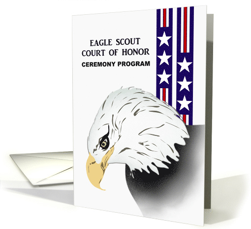 Eagle Scout Court of Honor Ceremony Program The Magnificent Eagle card