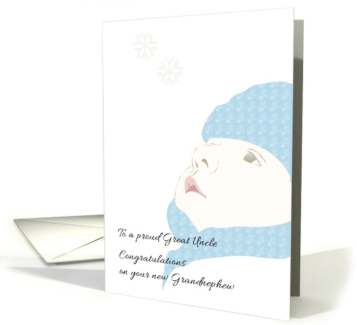 Becoming Great Uncle Congratulations on Grandnephew card (1349180)