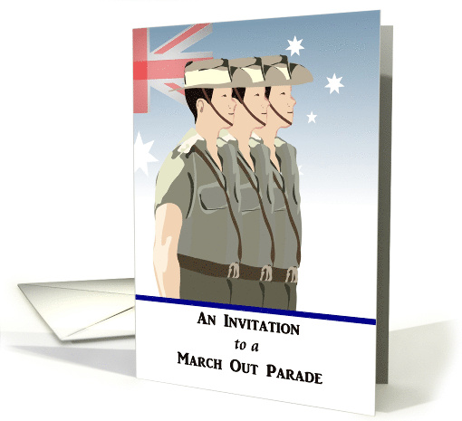 Invitation to Australian Army March Out Parade Servicemen... (1353586)