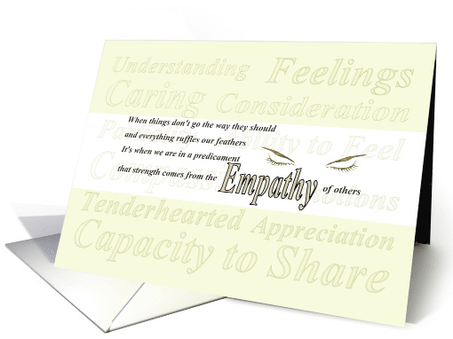 Strength Comes From The Empathy Of Others card (1355962)