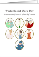 World Social Work Day Promoting Nation’s Self-Esteem and Self-Worth card