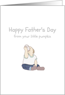 Happy Father’s Day From Baby Feeding From Bottle card