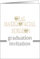 Party Invitation to Graduation of Oral Maxillofacial Surgeon card