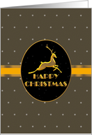 Christmas Prancing Deer card