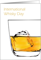 International Whisky Day Whisky on the Rocks card