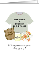 Pastor Appreciation Day Advertising #1 Pastor card