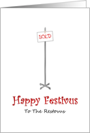 Client request Festivus To The Restovus card
