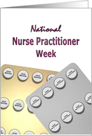 National Nurse Practitioner Week Blister Packs of Pills card