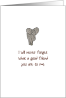 National Compliment Day January 24 Cute Elephant card