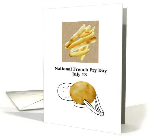 National French Fry Day July 13 Fries and Potato card (1418802)