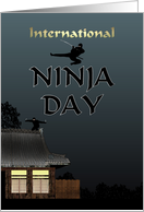 International Ninja Day Ninjas in the Still of the Night card