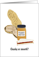 National Peanut Butter Day Delicious Peanut Butter Jelly Sandwich card