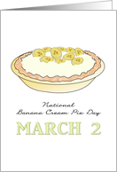 National Banana Cream Pie Day A Whole Delicious Pie card