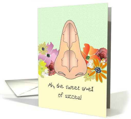 Get Well Deviated Nasal Septum Surgery Nose And Florals card (1473164)