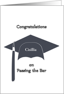 Customizable For Any Relation Congratulations On Passing The Bar card