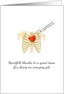 Heartfelt Thanks To Heart Transplant Team Heart Transplant With TLC card