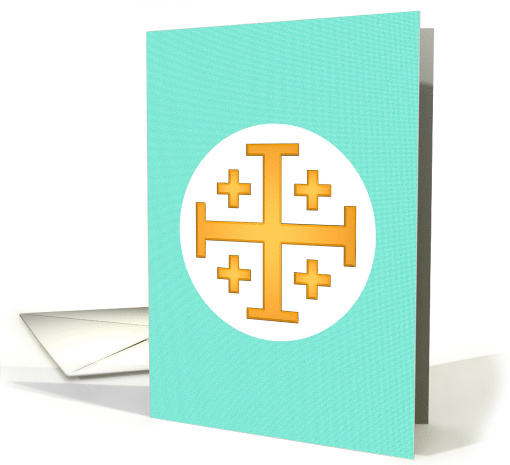 Jerusalem Cross card (1485052)
