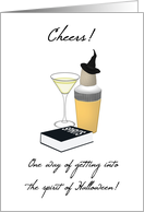 Getting Into The Spirit Of Halloween Spirits As In Cocktails card