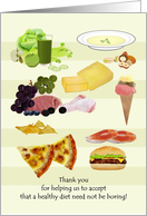 Registered Dietitian Day Healthy Diet Need Not Be Boring card