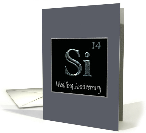 14th Wedding Anniversary Expression of Silicon in its... (1537316)