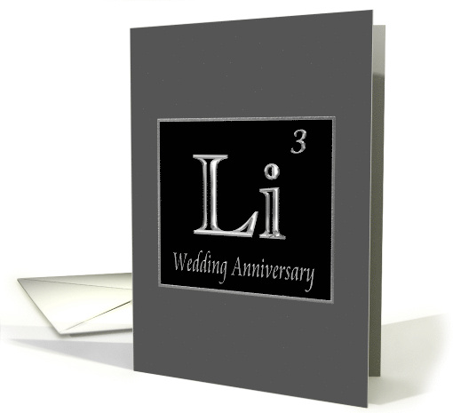 3rd Wedding Anniversary Expression of Lithium in its... (1537318)