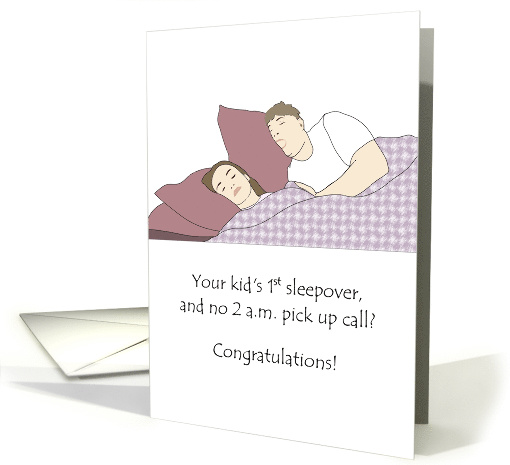 Congratulations Parents, Kid's Successful 1st Sleepover,... (1560166)