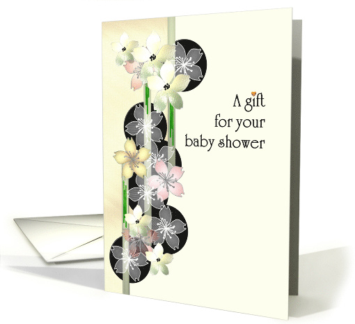 Baby Shower Gift Trail of Pretty Blossoms in Cream Yellow... (1566220)
