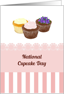 National Cupcake Day Yummy Cupcakes card
