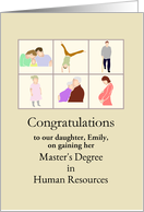 Congratulations Gaining Master’s Degree in Human Resources card