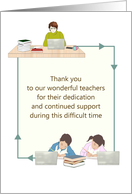 Coronavirus Teacher Appreciation Day Remote Learning card