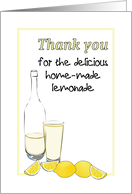 Thank You for the Delicious Homemade Lemonade card