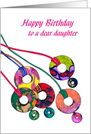 Like a Charm Happy Birthday Daughter Hand Drawn Charms card