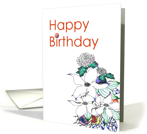 From Both Of Us Birthday Flowers card (882866)