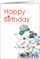 From Both Of Us Birthday Flowers card