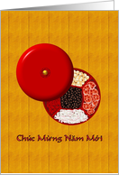 Vietnamese New Year Chuc Mung Nam Moi Candied Snacks card