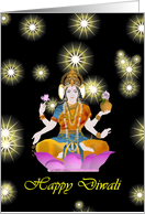 Diwali The Goddess Lakshmi card