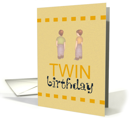 Birthday for Twin Boys card (923861)