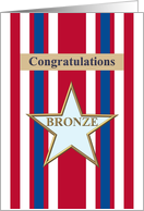 Congratulations On Military Bronze Star Award card