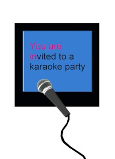 Invitation Karaoke...