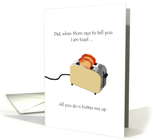 Father's Day Toast and Toaster card (931093)