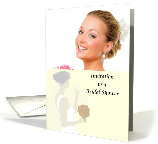 Photocard And Custom Bridal Shower Invitation card (932722)