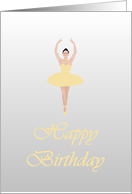 Birthday Pretty Ballerina card