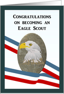 Congratulations on Becoming an Eagle Scout Majestic Eagle card
